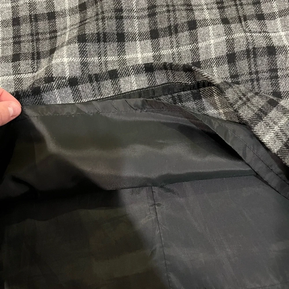 Eddie Bauer Mercer Fit Wool Blend Plaid Skirt - Tall Fit